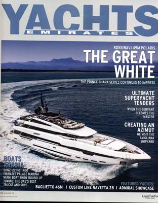 Baglietto 46 March April 2015  - Paskowsky Yacht Design